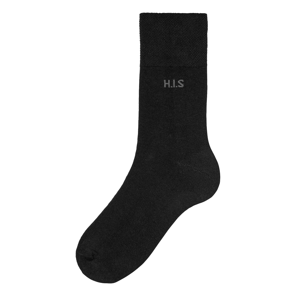 H.I.S Socken, (Packung, 12 Paar), ohne einschneidendes Gummi