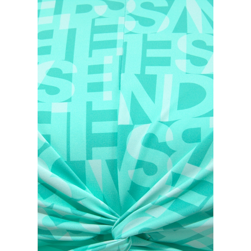 Elbsand Crop-Bikini-Top »Letra«, mit tollem Wording