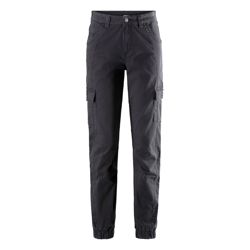 Vivance active Trekkinghose »Cargo Jeans Optik«, Baumwollmix mit Cargo Taschen