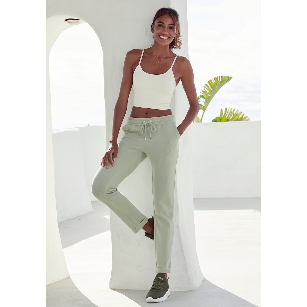 H.I.S Sweathose, Schlupfhose mit kleinem Aufschlag am Saum, Loungewear