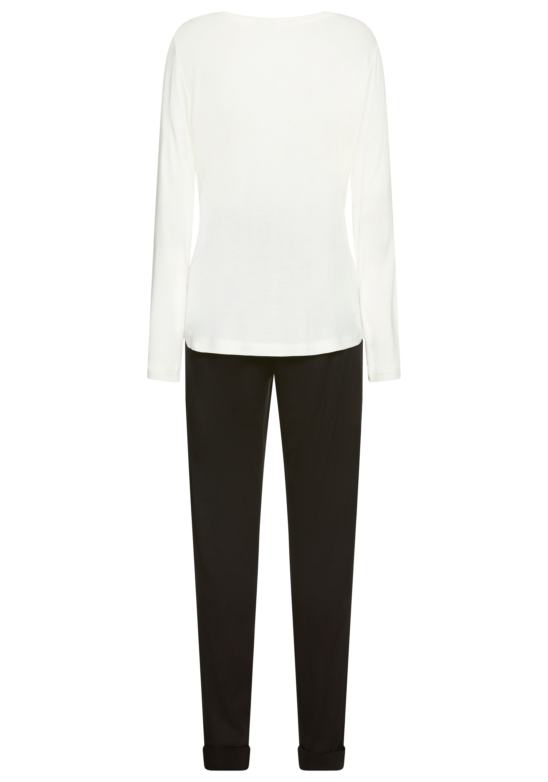 French Connection Pyjama Ensemble, 2 im zeitlosen Schwarz-Weiss-Look