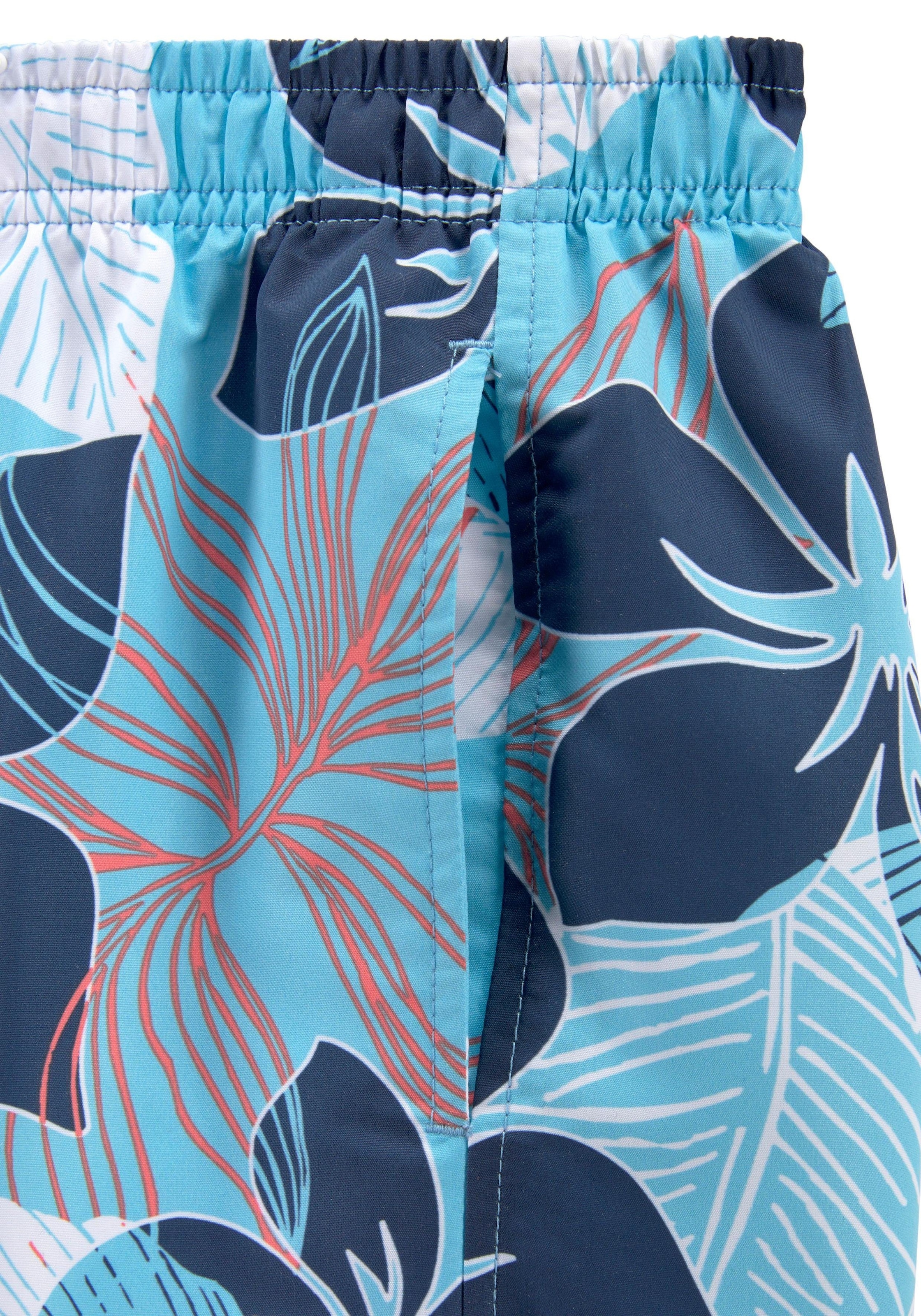 KangaROOS Short de bain »Moloka Kids« 1 cuis mit Hawaiiprint