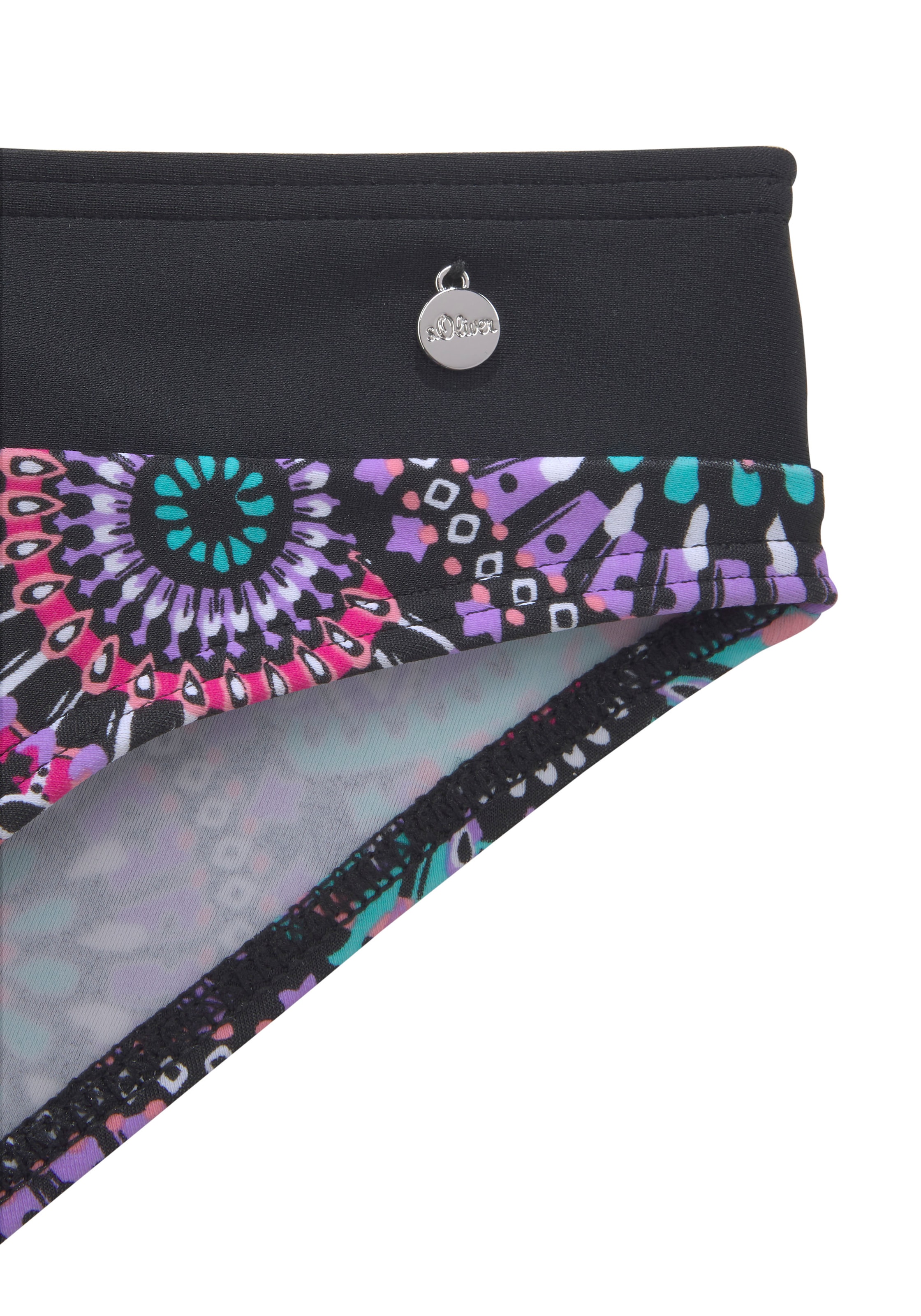 s.Oliver Bikini bandeau mit coolem Print
