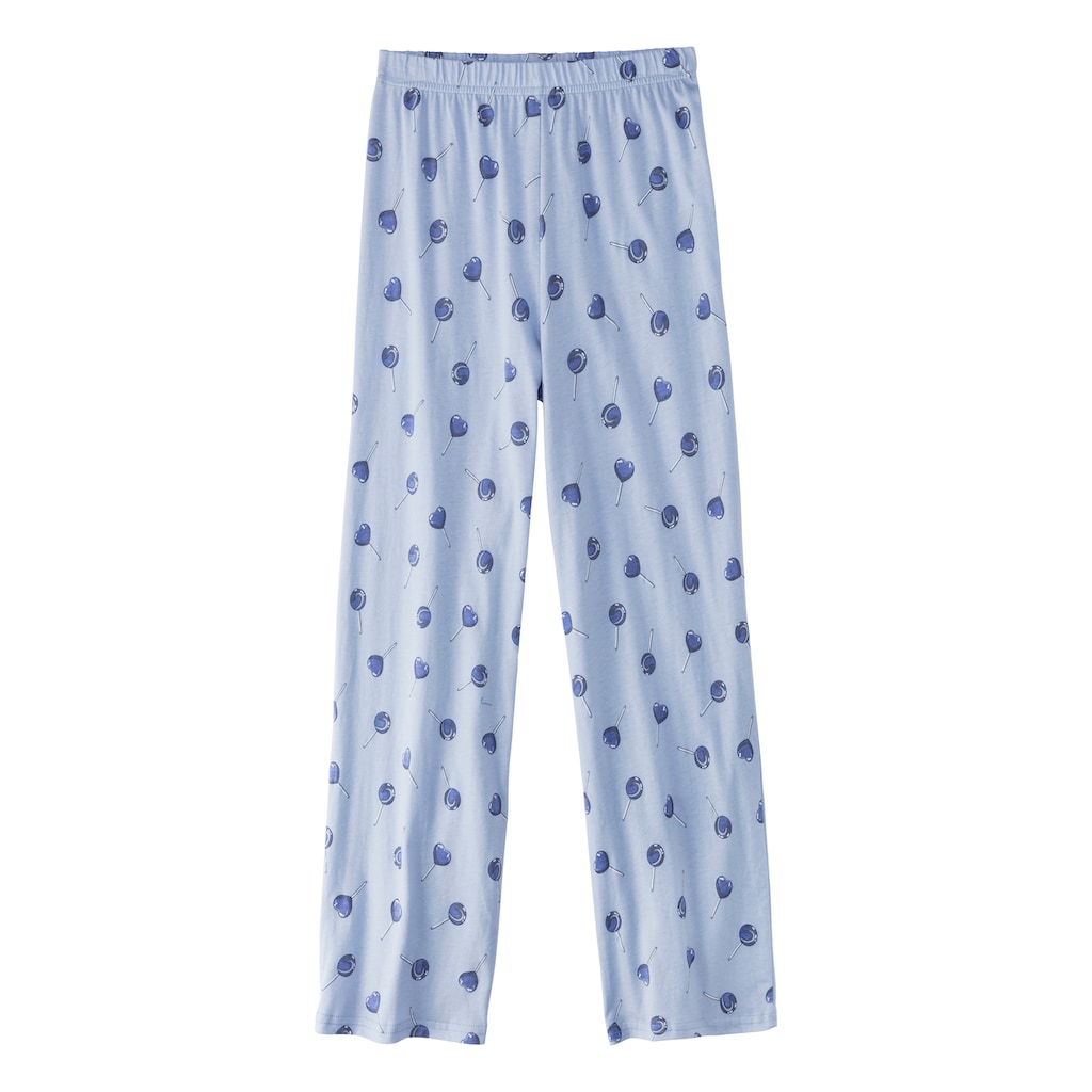 Buffalo Pyjama, (Packung, 2 tlg., 1 Stück), Schlafanzug mit Top in kürzerer und schmaler Form