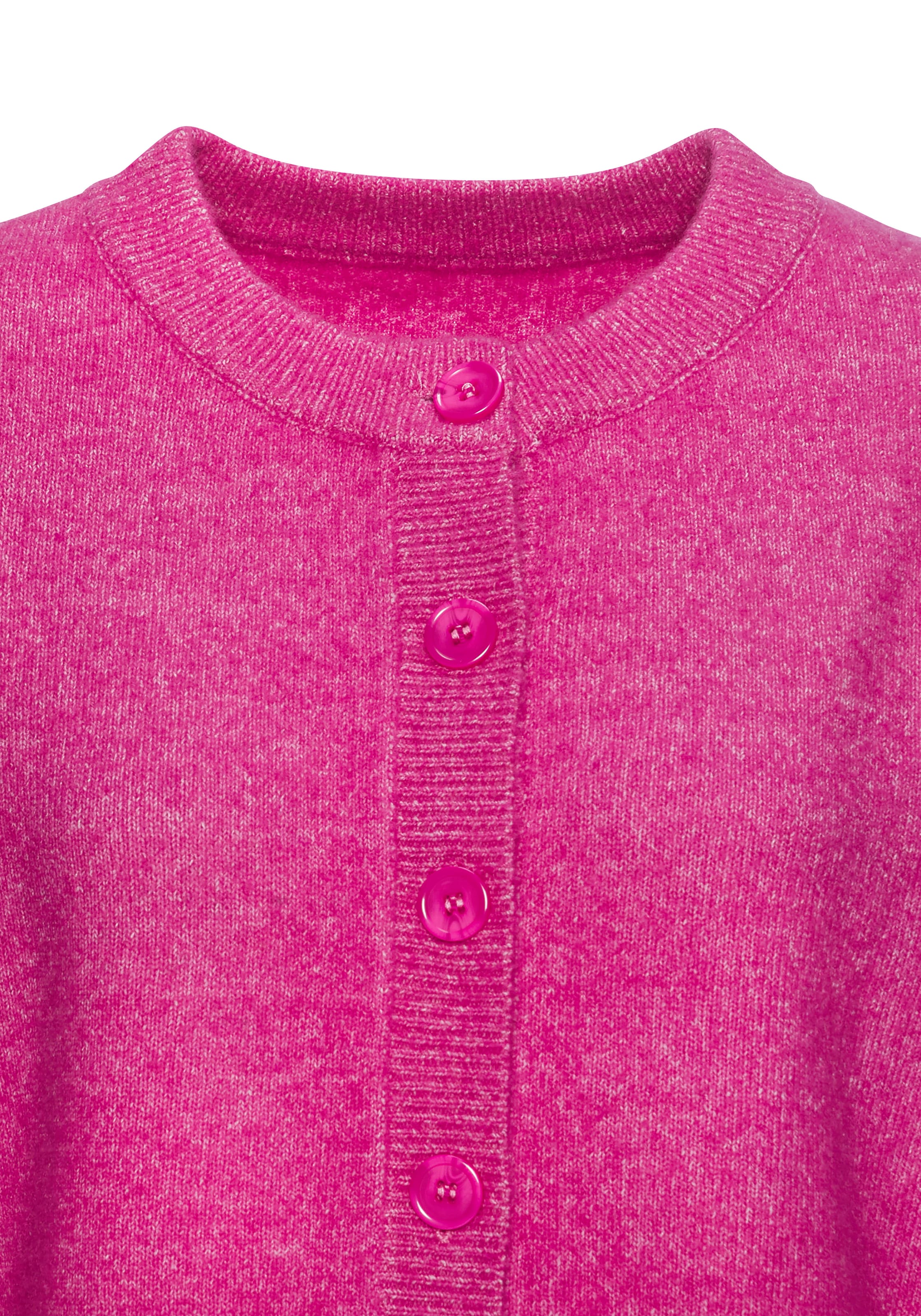 LASCANA Veste en tricot aus kuschelweichem Strick