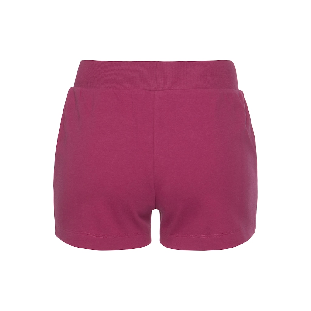 Bench. Loungewear Sweatshorts, mit glänzender Logostickerei, Loungewear, Loungeanzug
