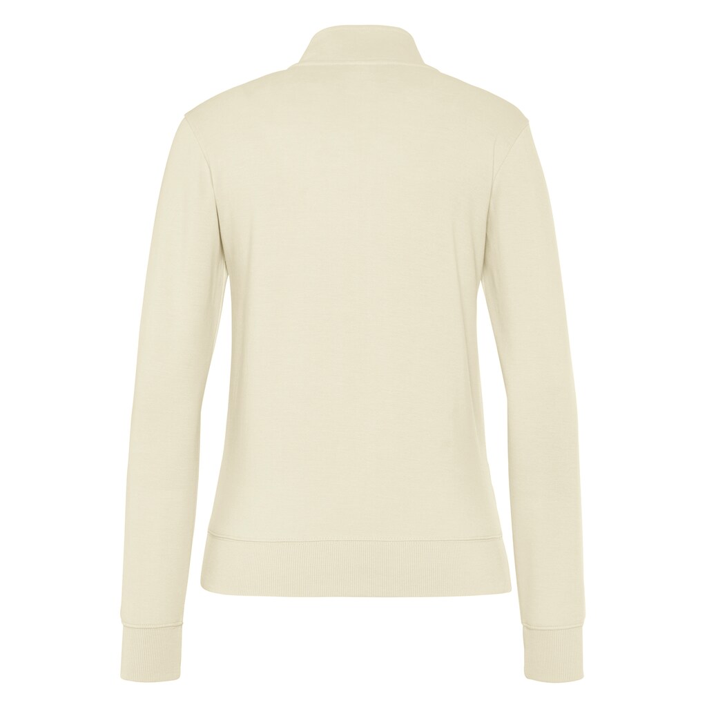 LASCANA ACTIVE Sweatjacke, mit kontrastierendem Einsatz