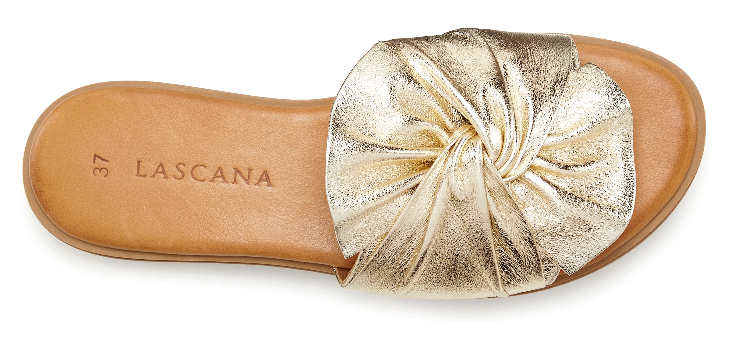 LASCANA Pantolette »Mule, Sandale, offener Schuh«, aus Leder