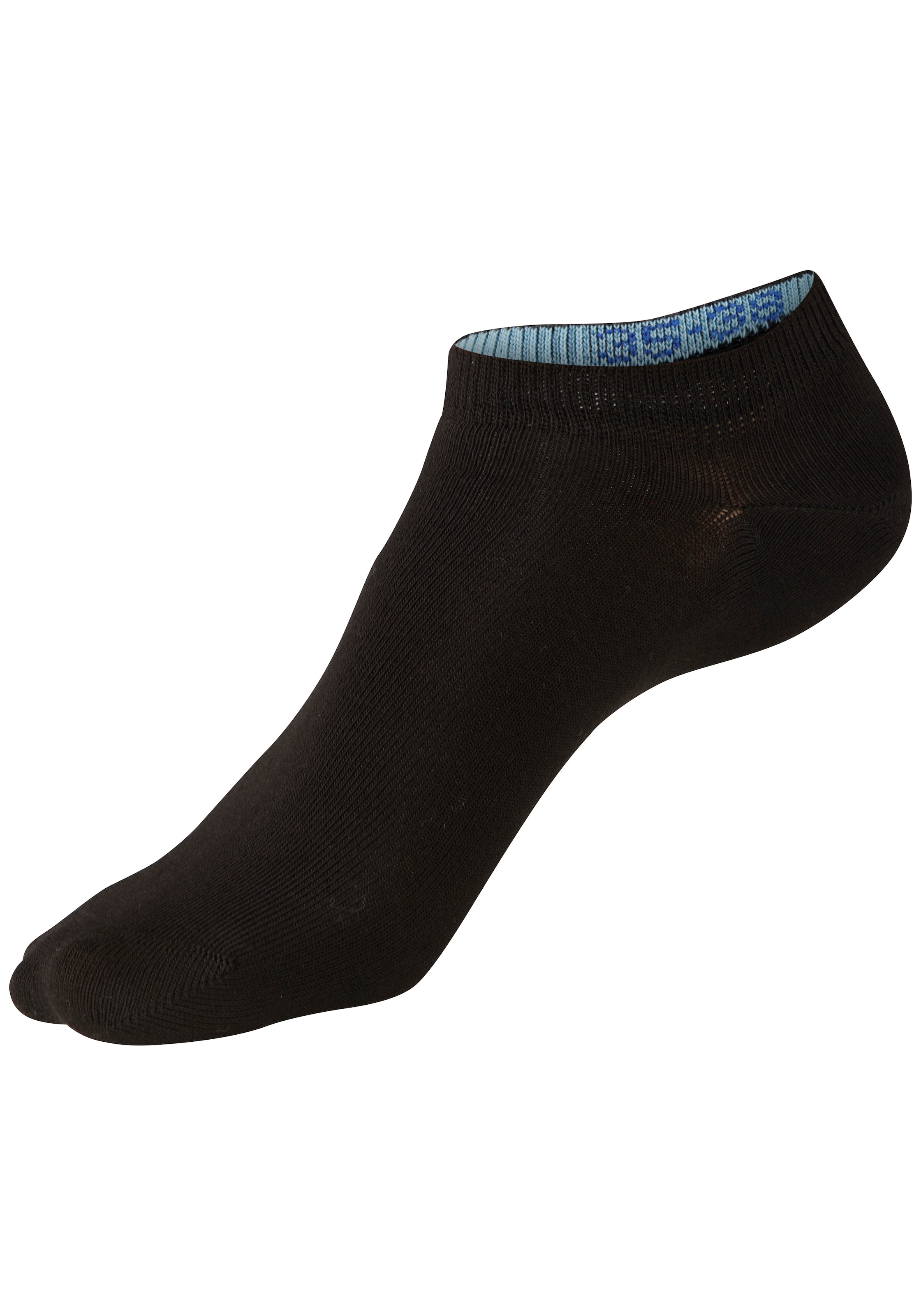 H.I.S Chaussettes de baskets »für Damen und Herren, perfekt zu sortieren, mit farbigen Innenbündchen« Boîte, 20 Couple tlg. dans une boîte cadeau pratique pour le travail et les loisirs