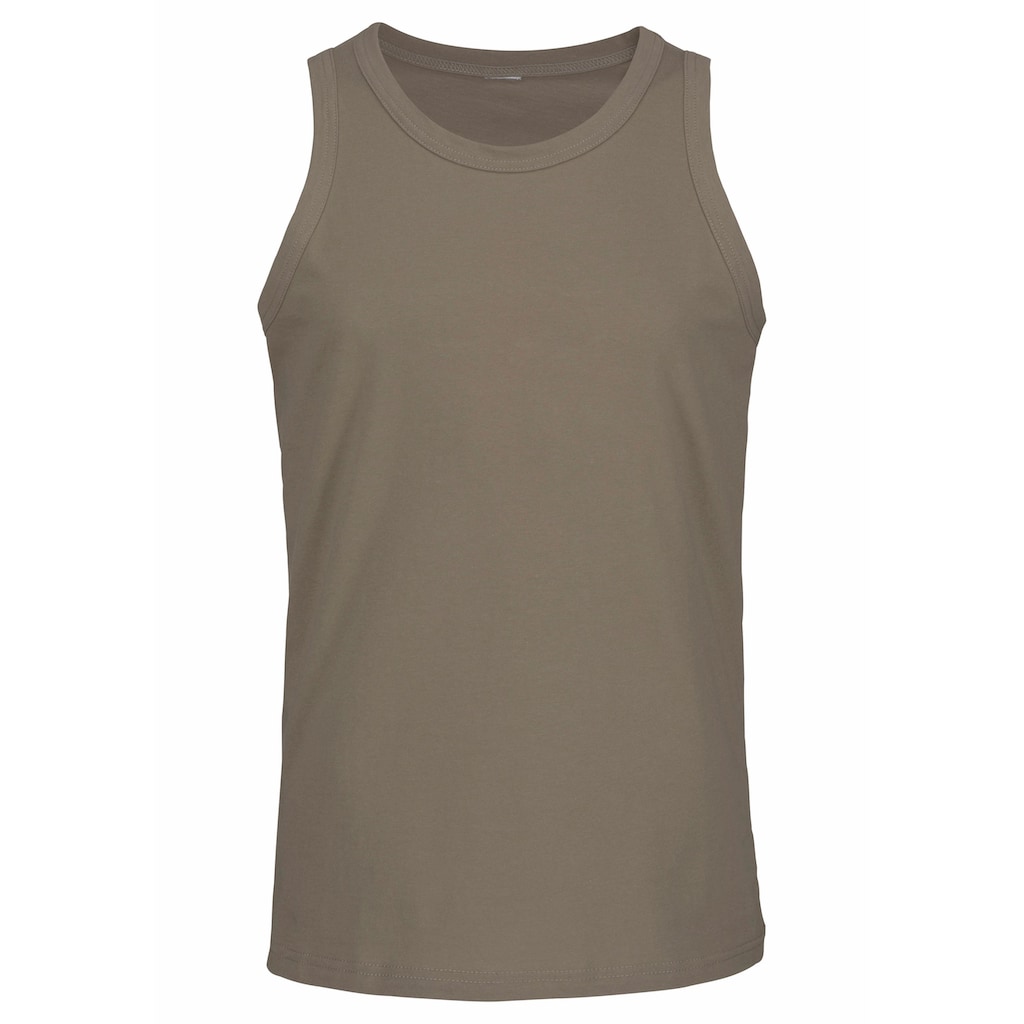 H.I.S Tanktop »Unterhemd für Herren«, (Packung, 3 tlg.), mit Rundhals aus Baumwolle