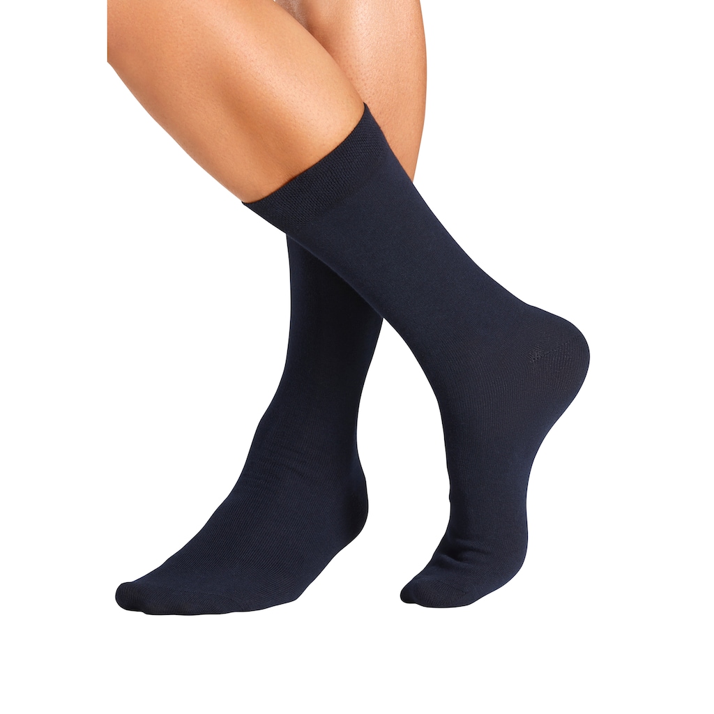 John Devin Businesssocken, (Packung, 6 Paar), lange Form, wertig in Box verpackt
