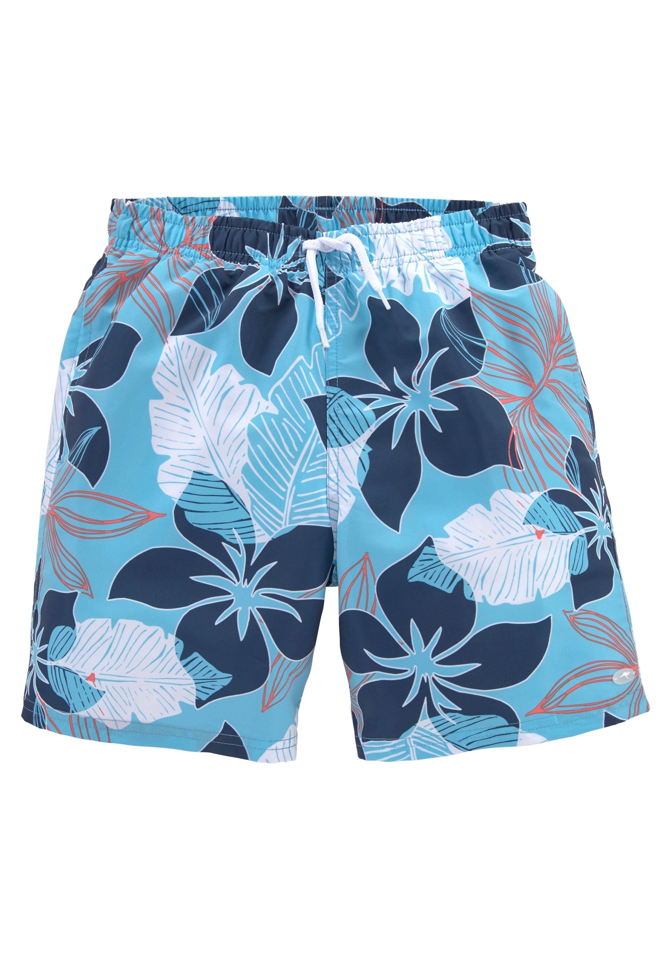 KangaROOS Short de bain »Moloka Kids« 1 cuis mit Hawaiiprint