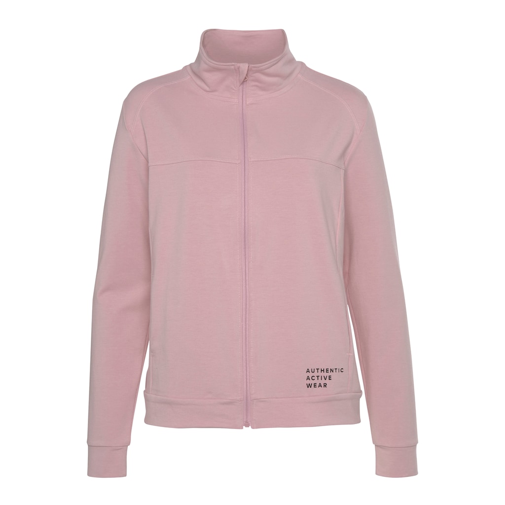 Vivance active Sweatjacke, Sportjacke mit seitlichen Taschen