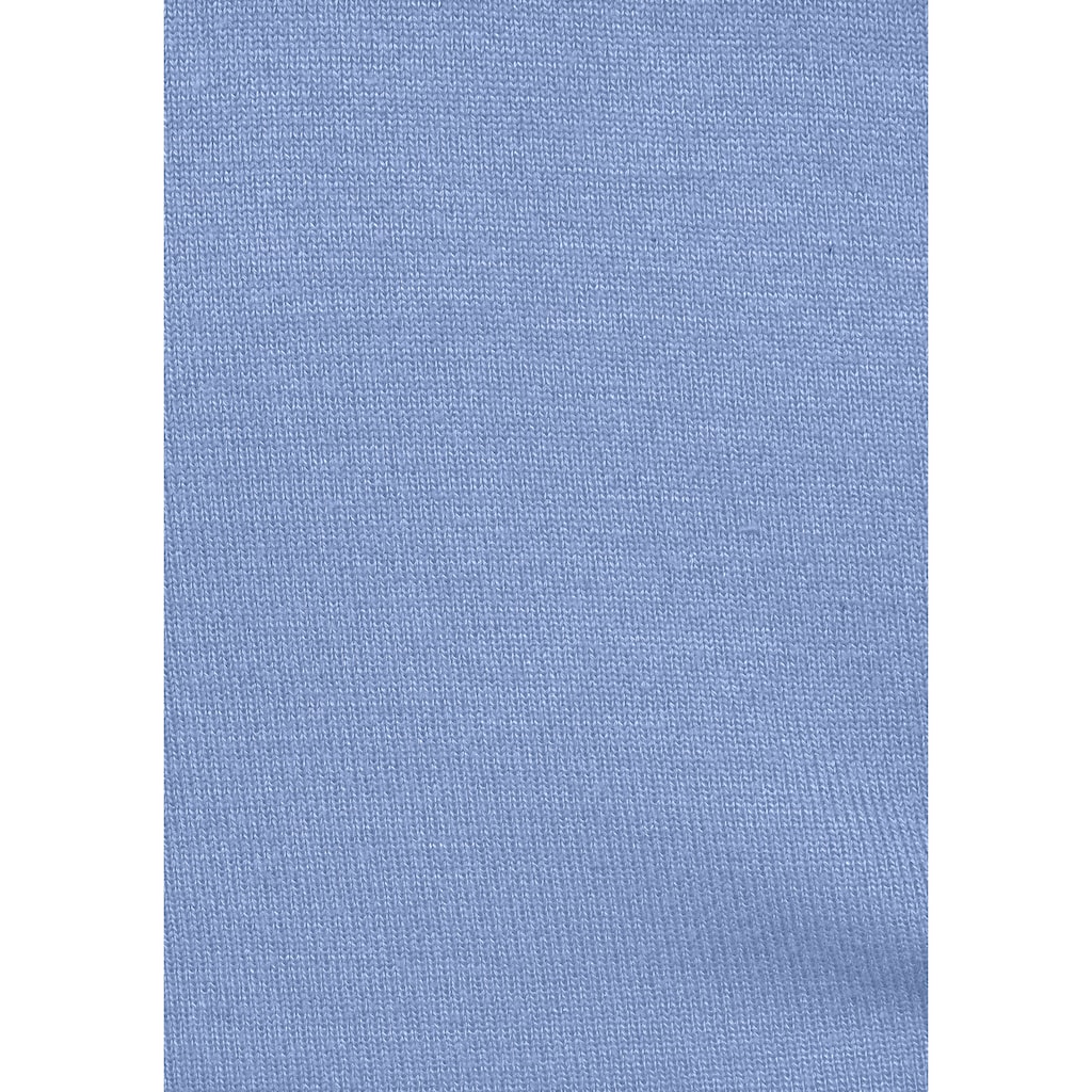 LASCANA 3/4-Arm-Shirt »mit Fledermausärmeln«, aus weicher Feinstrick- Qualität mit Viskose