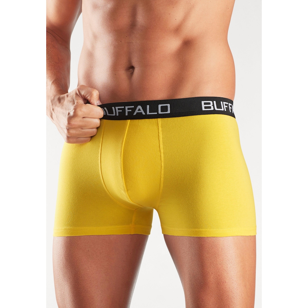 Buffalo Boxer »Boxershorts für Herren«, (Packung, 4 St.), aus Baumwoll-Mix