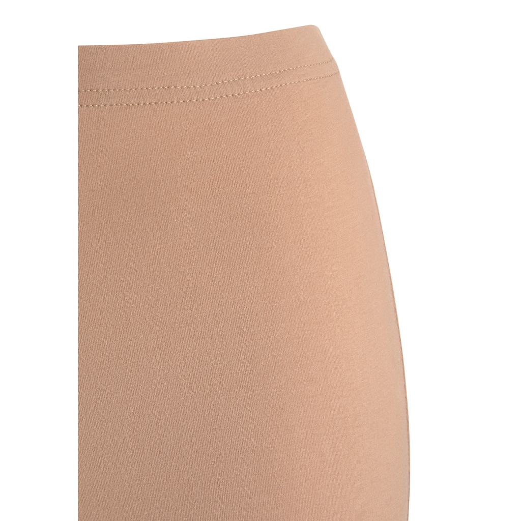 LASCANA Lange Unterhose, (Packung, 2 St.), "Perfect Basics" aus elastischer Baumwolle