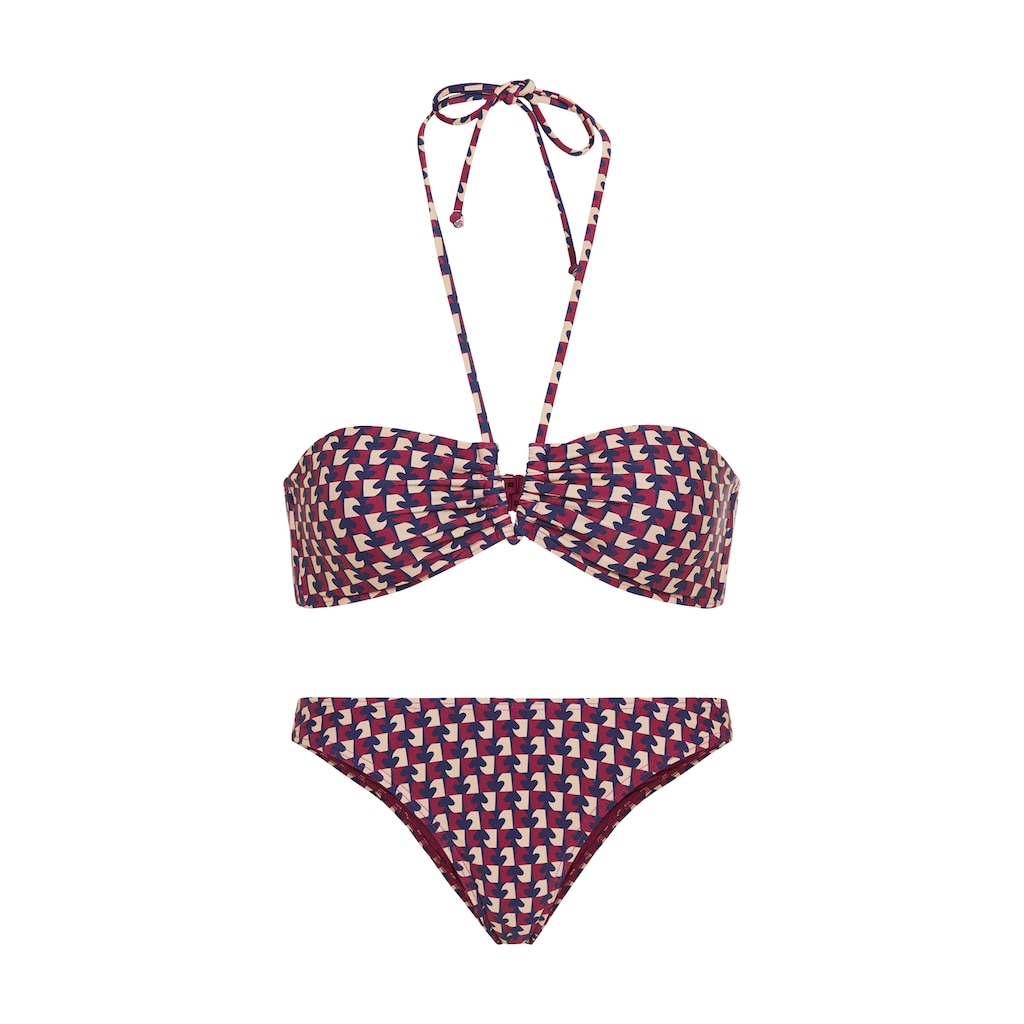 LSCN by LASCANA Bandeau-Bikini, mit trendigem V-Detail