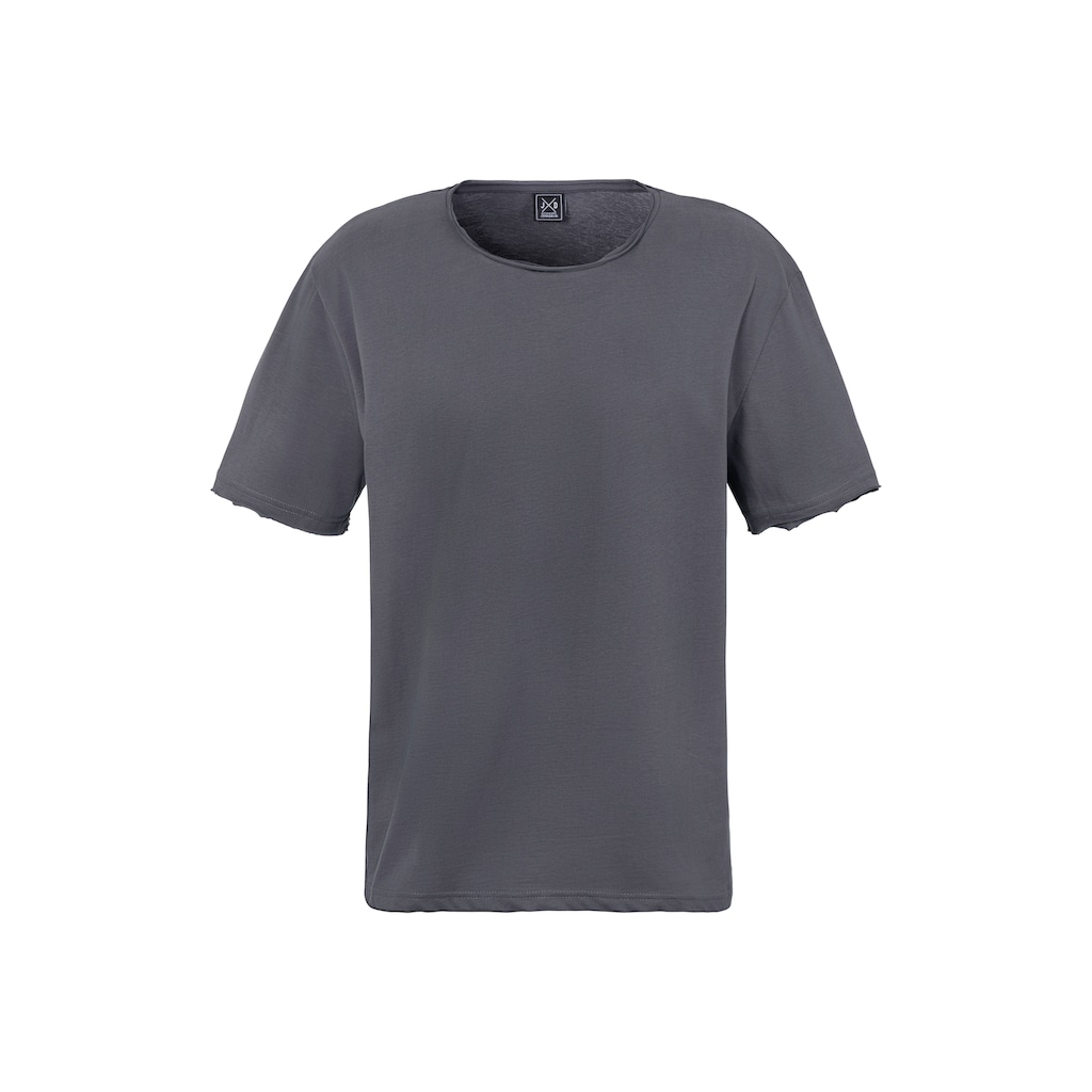 John Devin T-Shirt, (Packung, 2), Relaxed Fit, Kurzarm, Freizeitshirt mit Rundhals aus reiner Baumwolle
