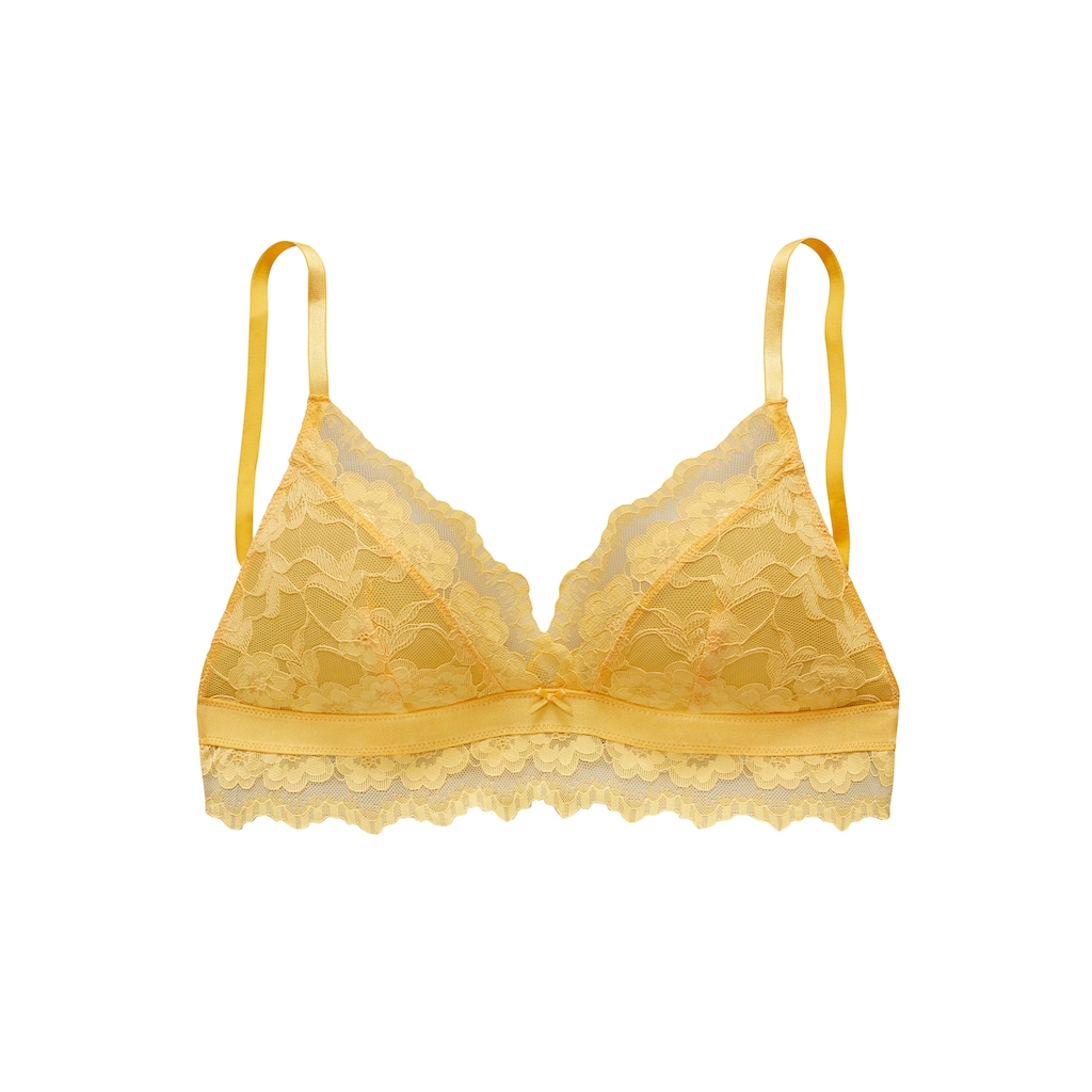 LASCANA Bralette-BH, ohne Bügel aus elastischer Jacquardspitze, sexy Dessous