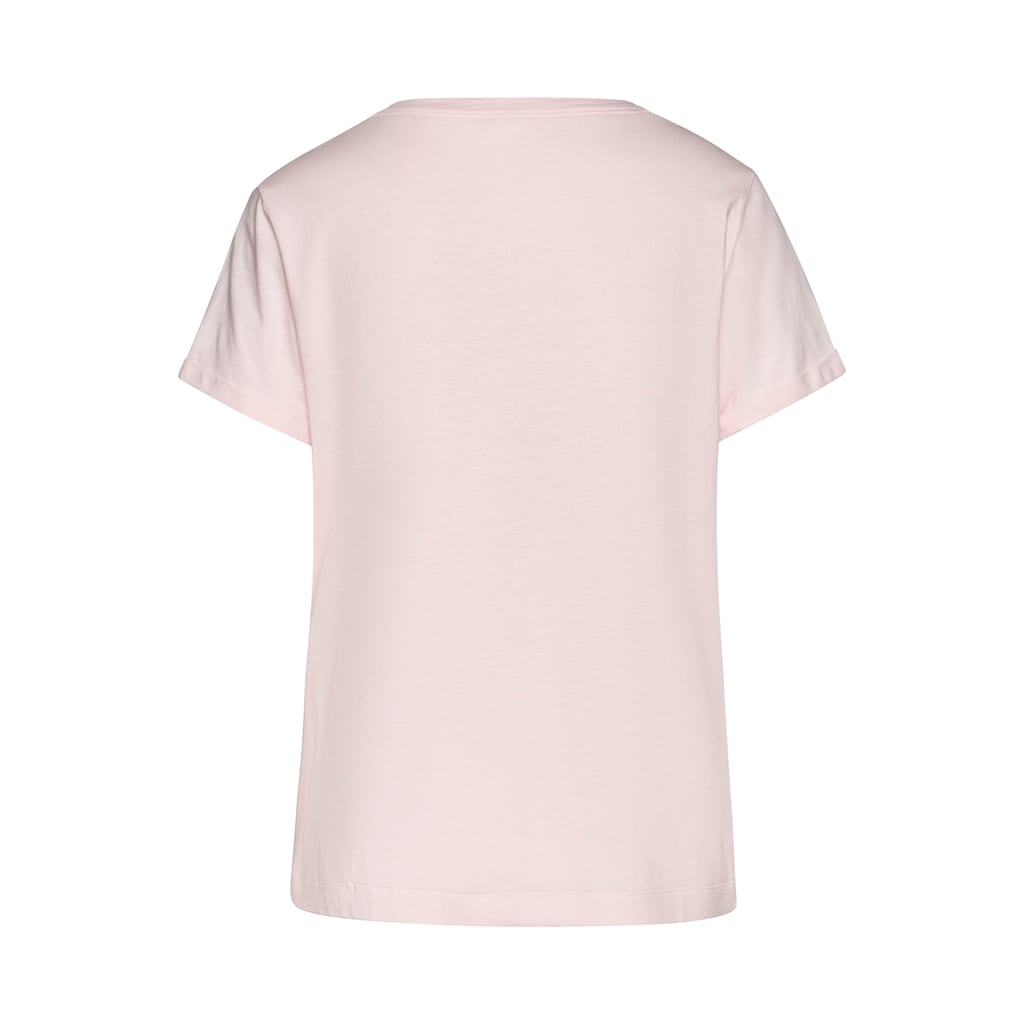 s.Oliver Pyjamaoberteil, mit Frontdruck