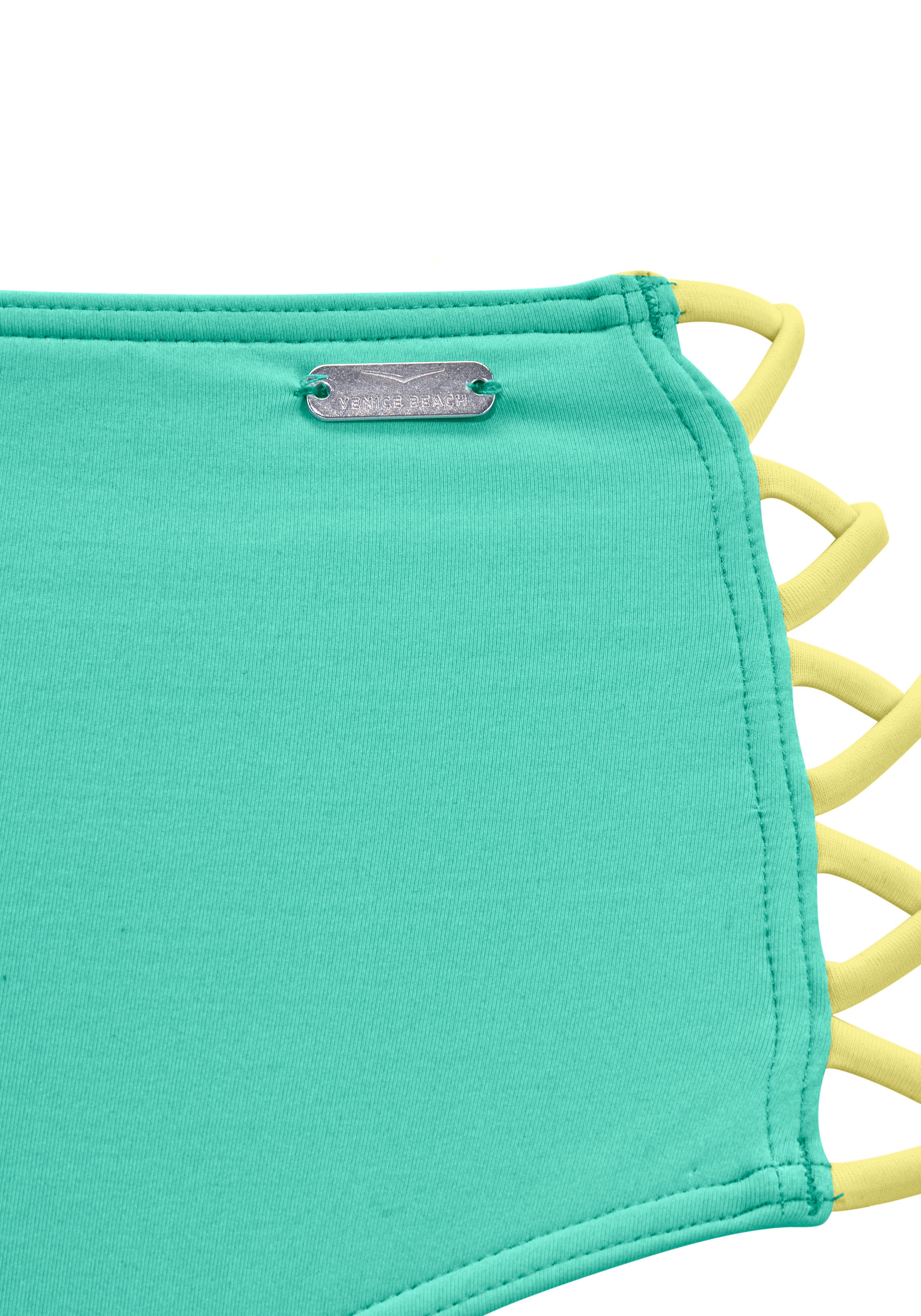 Venice Beach Highwaist-Bikini-Hose »Anna«, mit seitlich gekreuzten Bändern