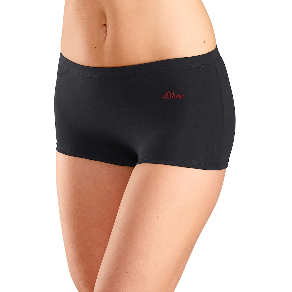 s.Oliver Panty, (3er-Pack), aus elastischer Baumwoll-Qualität