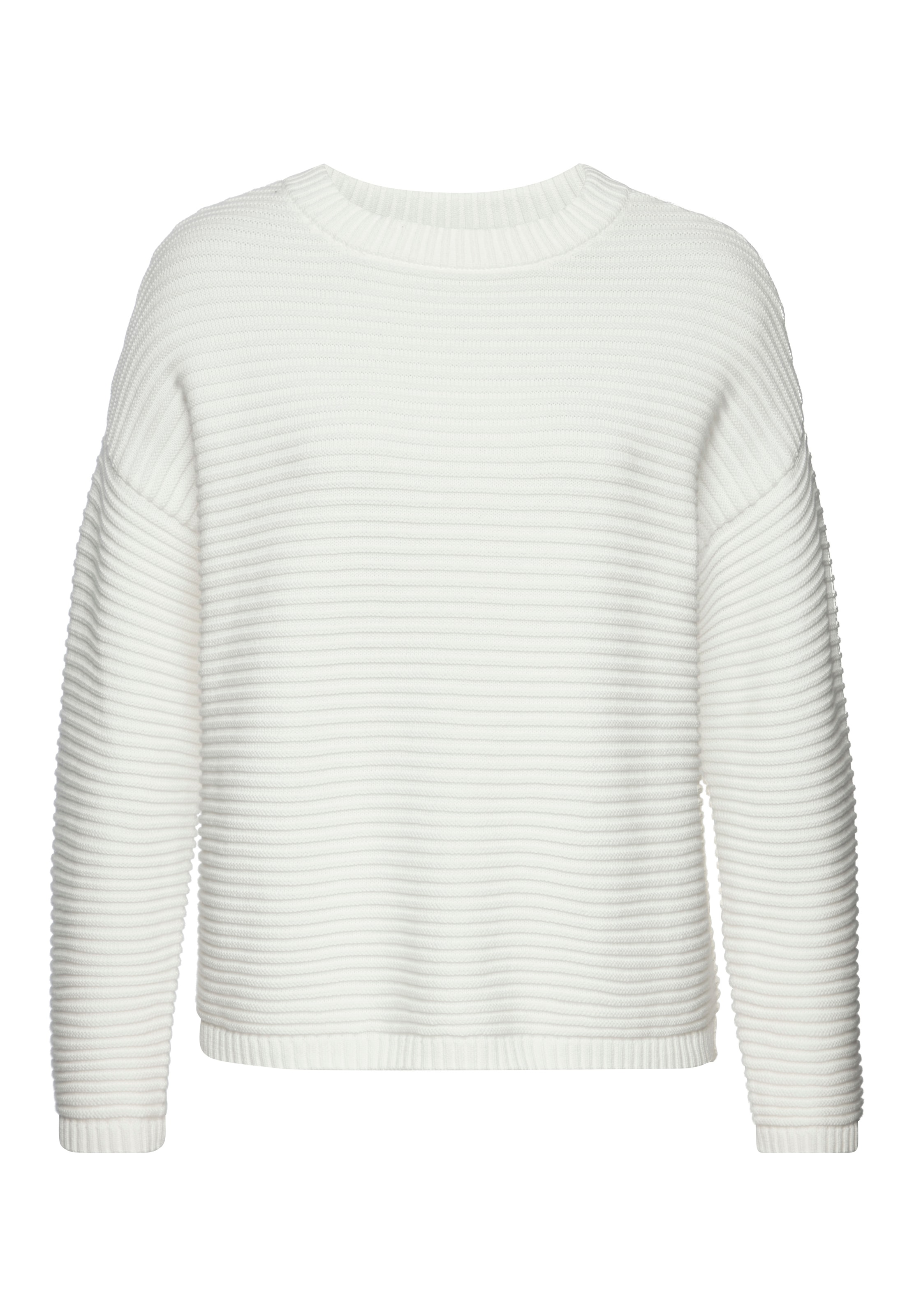Vivance Strickpullover aus Rippstrick