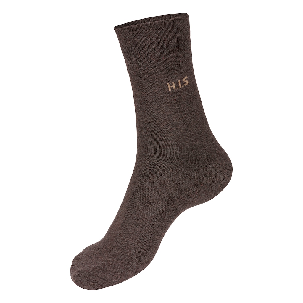 H.I.S Socken, (Packung, 12 Paar), ohne einschneidendes Gummi