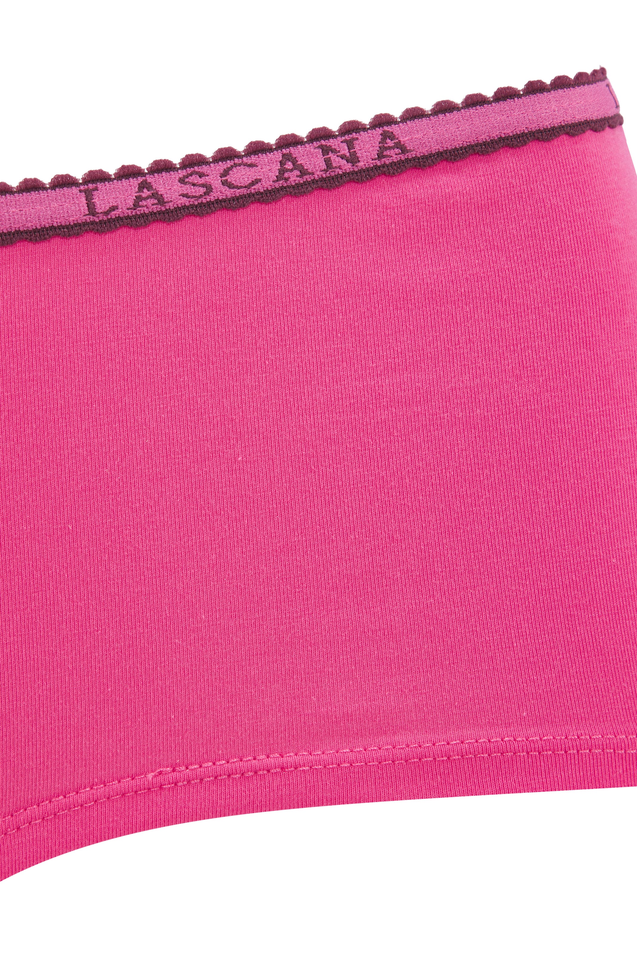 LASCANA Panty 4er-Pack,  aus elastischer Baumwoll-Qualität