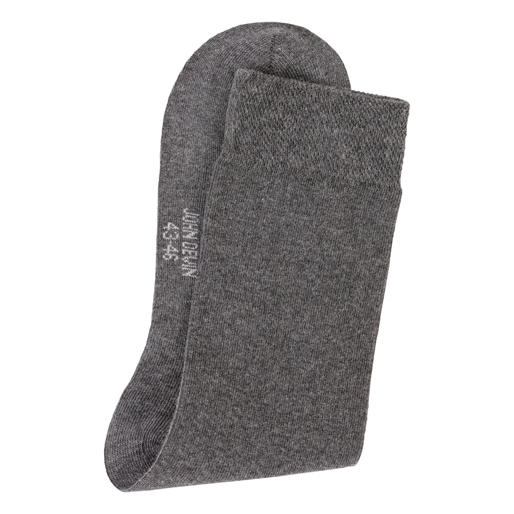 John Devin Businesssocken, (Packung, 6 Paar), lange Form, wertig in Box verpackt