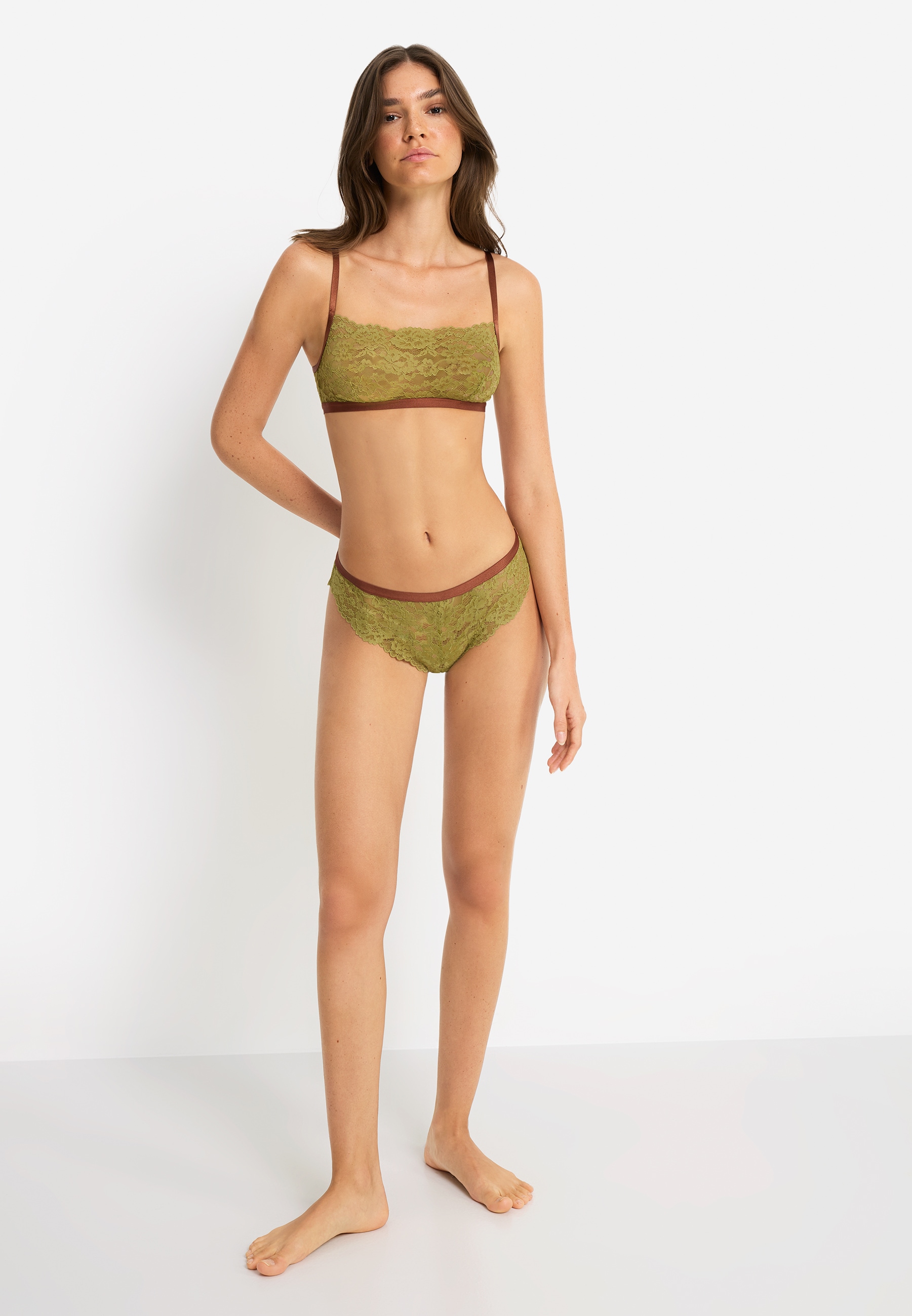 LSCN by LASCANA Bustier 1 mit glänzendem Bündchen