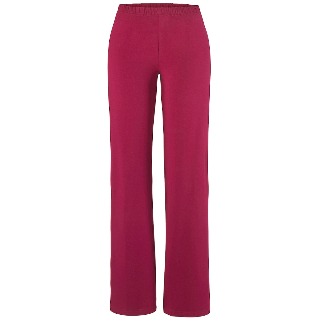 Vivance active Jazzpants, (2er-Pack), mit leicht ausgestelltem Bein, Loungewear