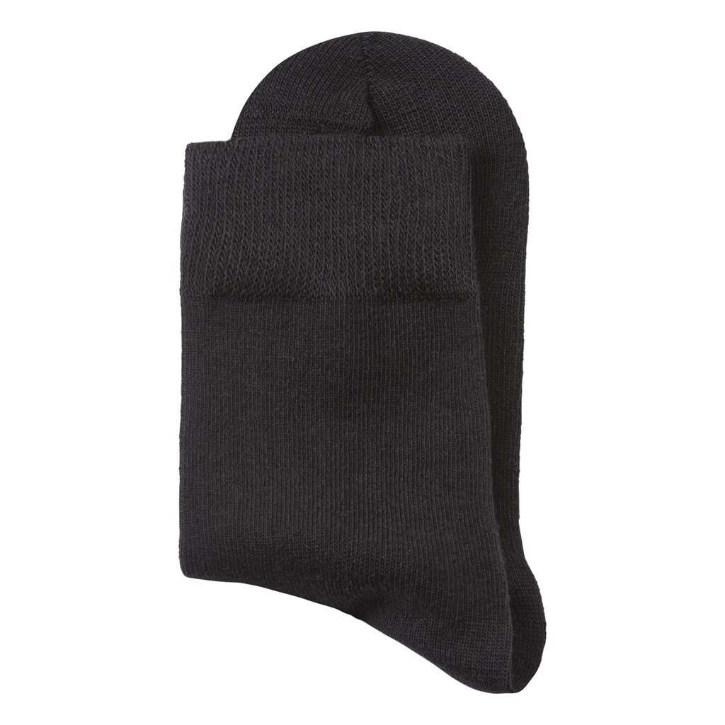 H.I.S Basicsocken, (Packung, 5 Paar), mit besonders weichem Bündchen