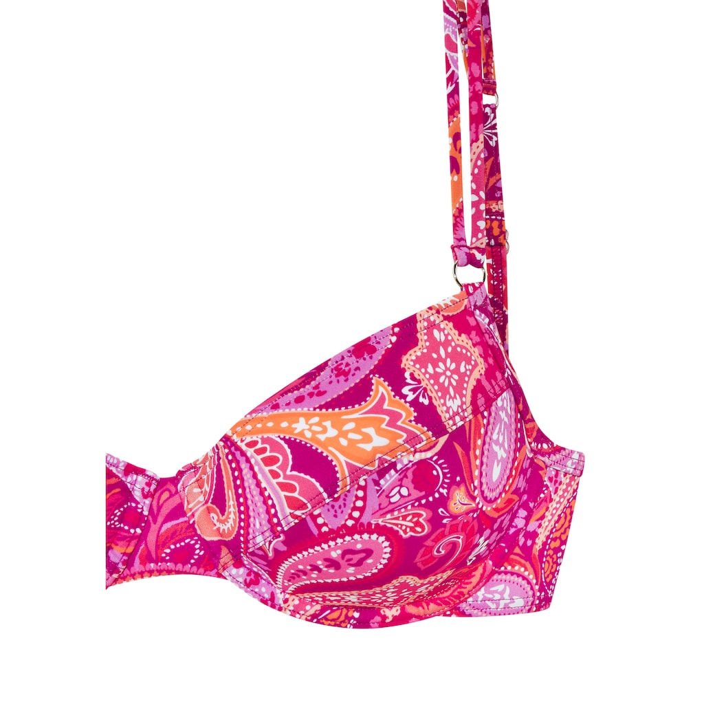 Vivance Bandeau-Bikini-Top »Pretty«, mit modischem Paisleymuster