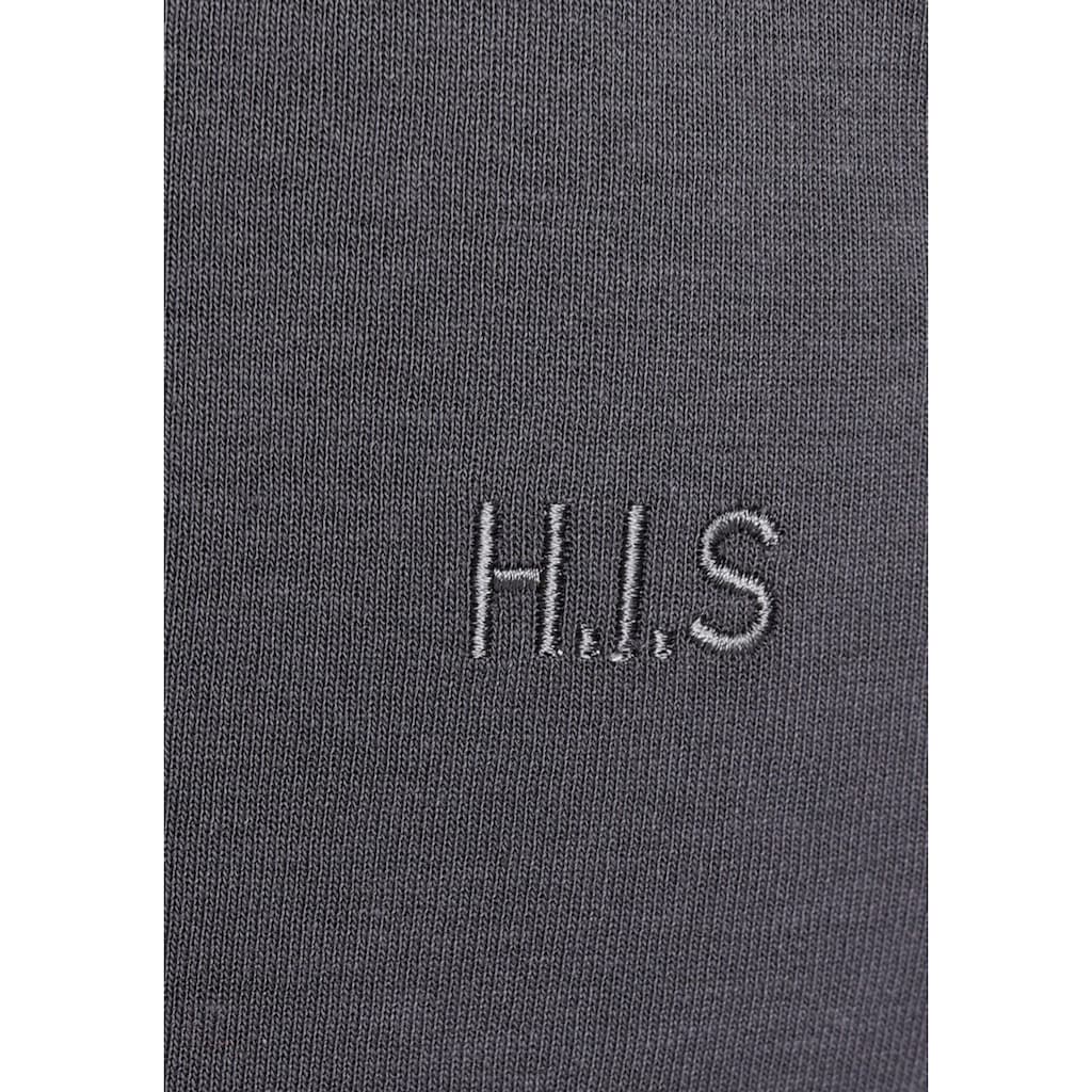 H.I.S Sweathose, Schlupfhose mit kleinem Aufschlag am Saum, Loungewear
