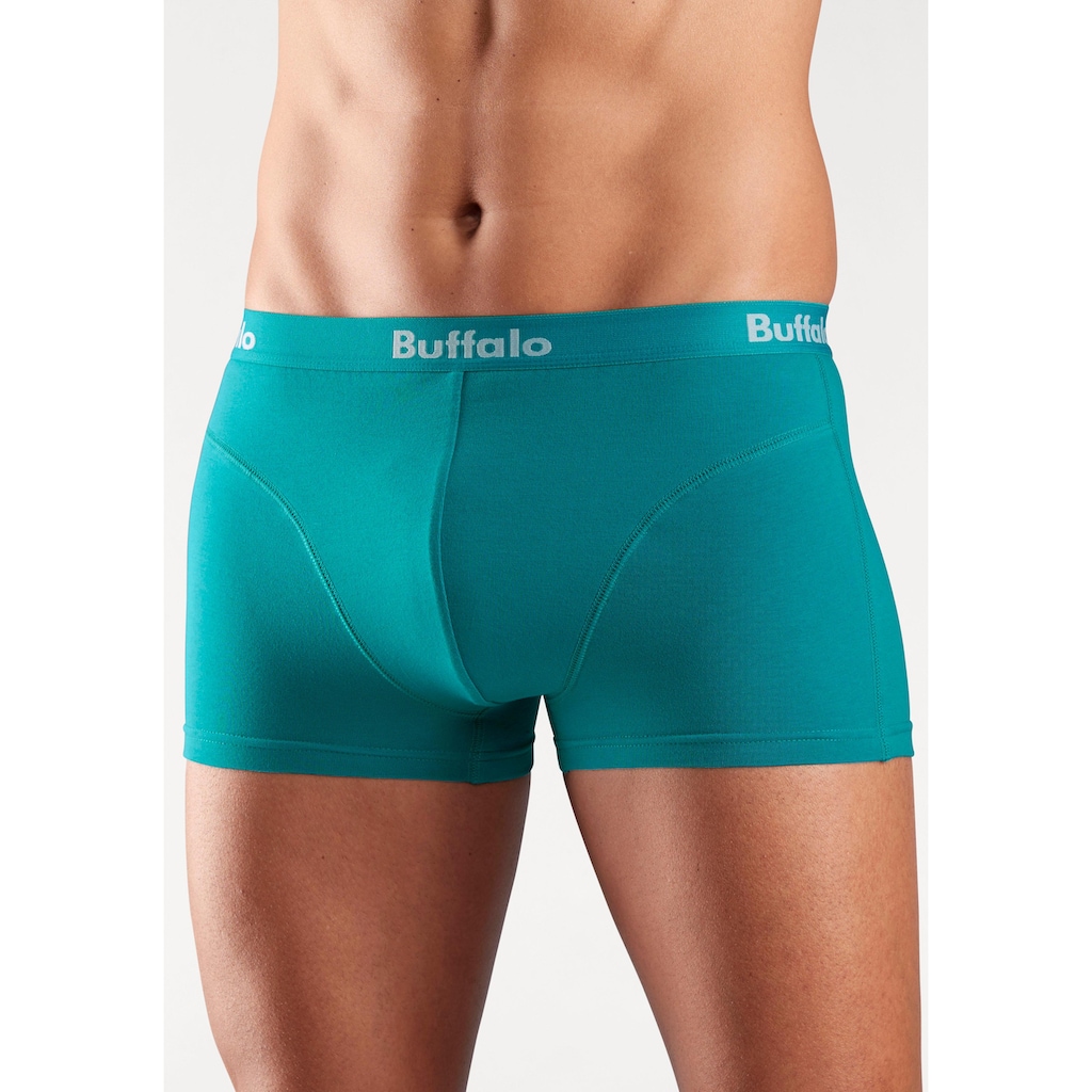 Buffalo Hipster, (Packung, 3 St.), knapp sitzende Boxershorts aus Baumwollmischung