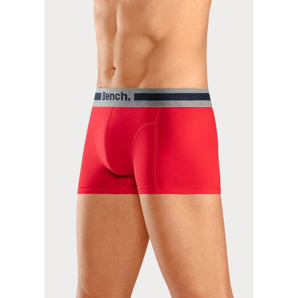 Bench. Boxer »Boxershorts für Herren«, (Packung, 4 St.), Unterhosen mit Overlock-Nähten vorn