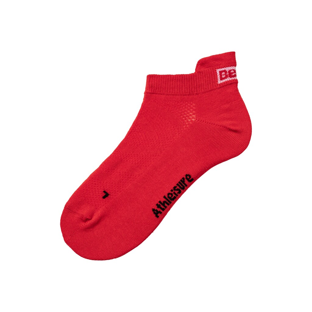 Bench. Sneakersocken, (Packung, 6 Paar), mit Lüftungskanälen in Netzstruktur