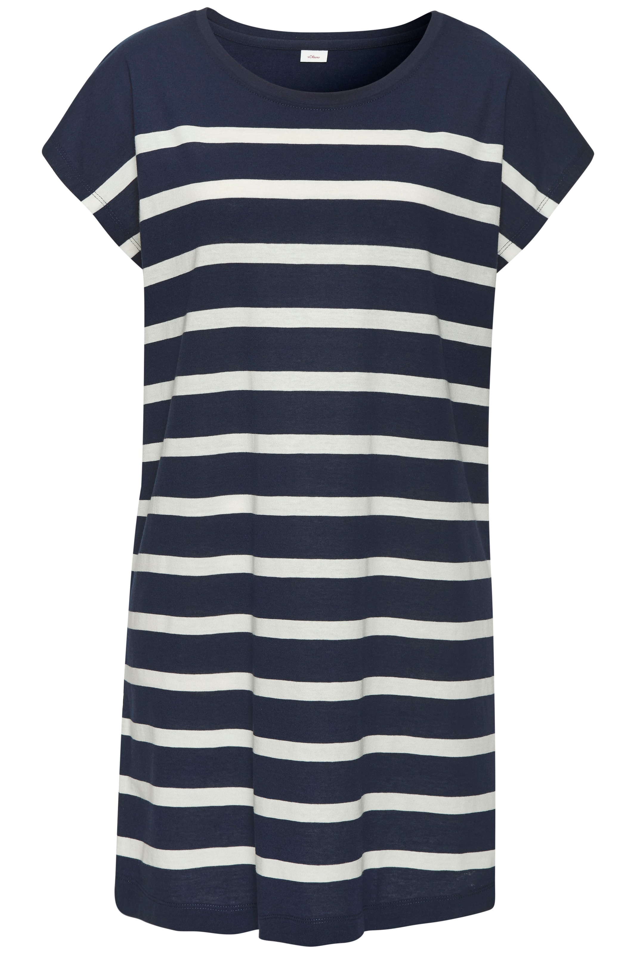 s.Oliver Nachthemd mit garngefärbten Streifen