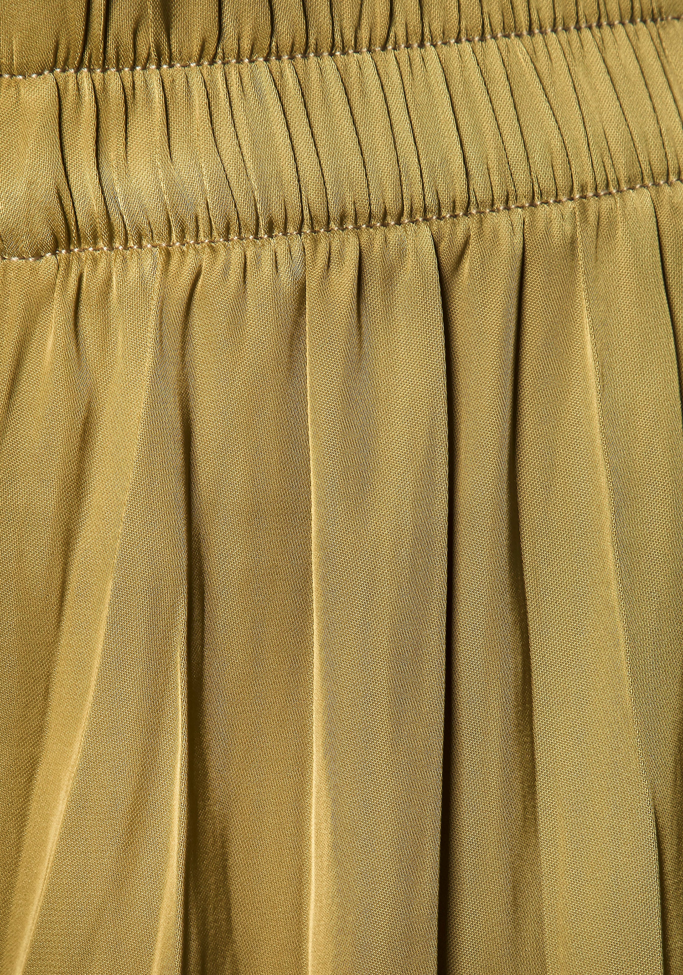 LASCANA Pantalon palazzo  mit Plisseefalten, leichte Satinqualität. luftige Sommerhose, elegant