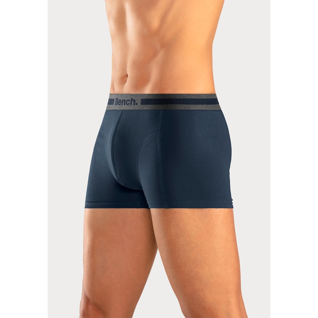 Bench. Boxer »Boxershorts für Herren«, (Packung, 4 St.), Unterhosen mit Overlock-Nähten vorn