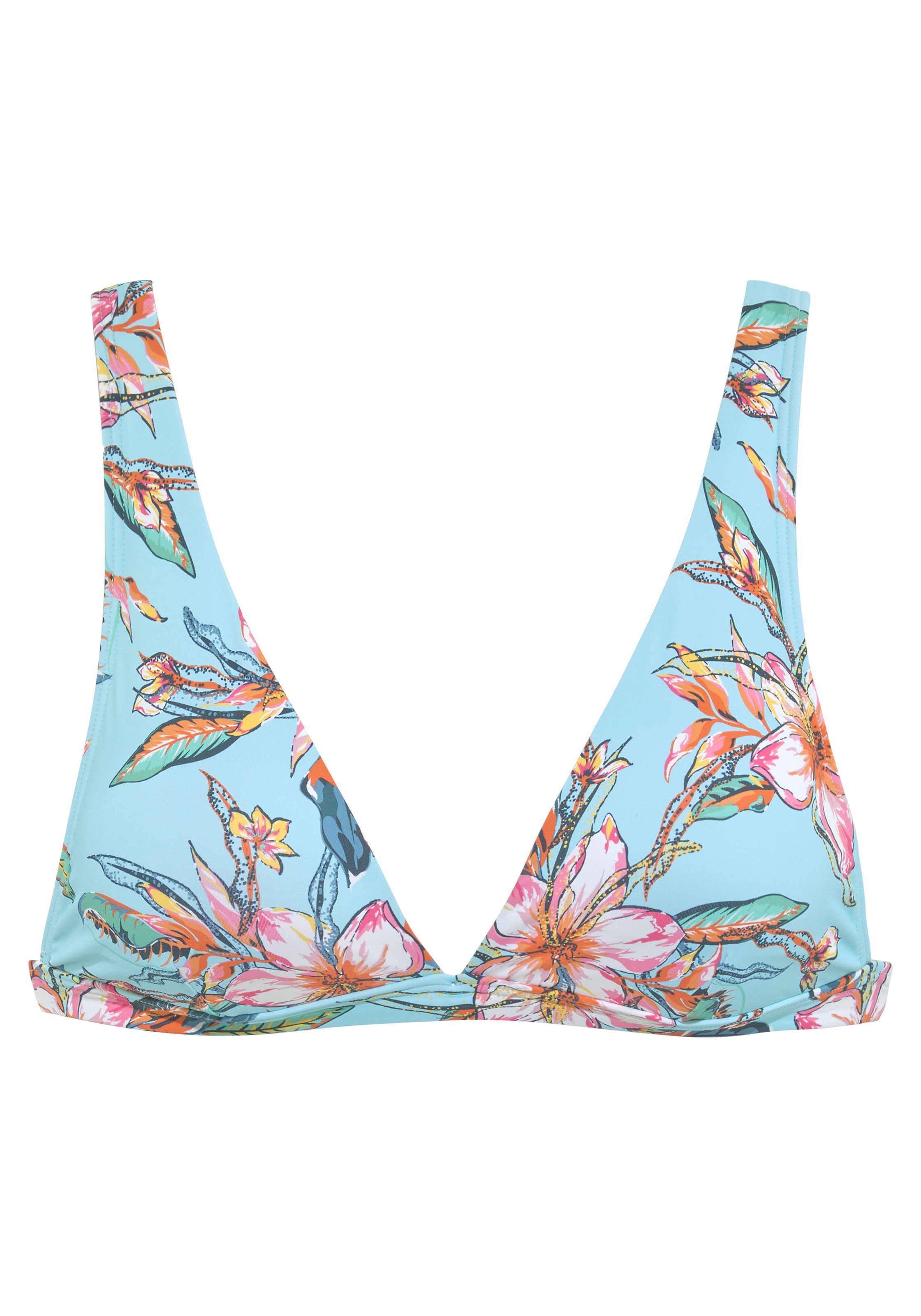LASCANA Triangel-Bikini-Top »Malia«, mit tropischem Print
