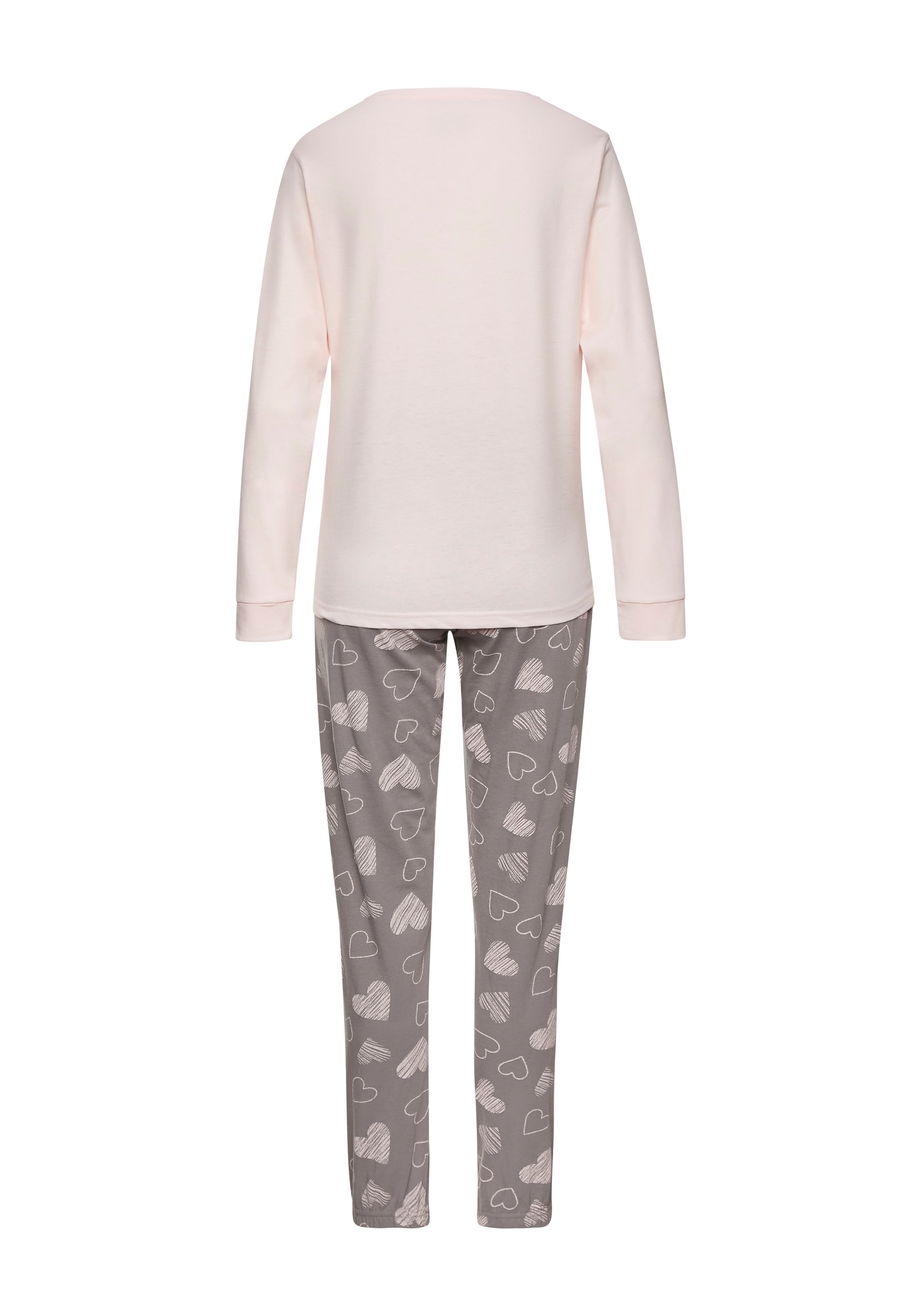Vivance Dreams Pyjama mit süssem Herzchen-Print