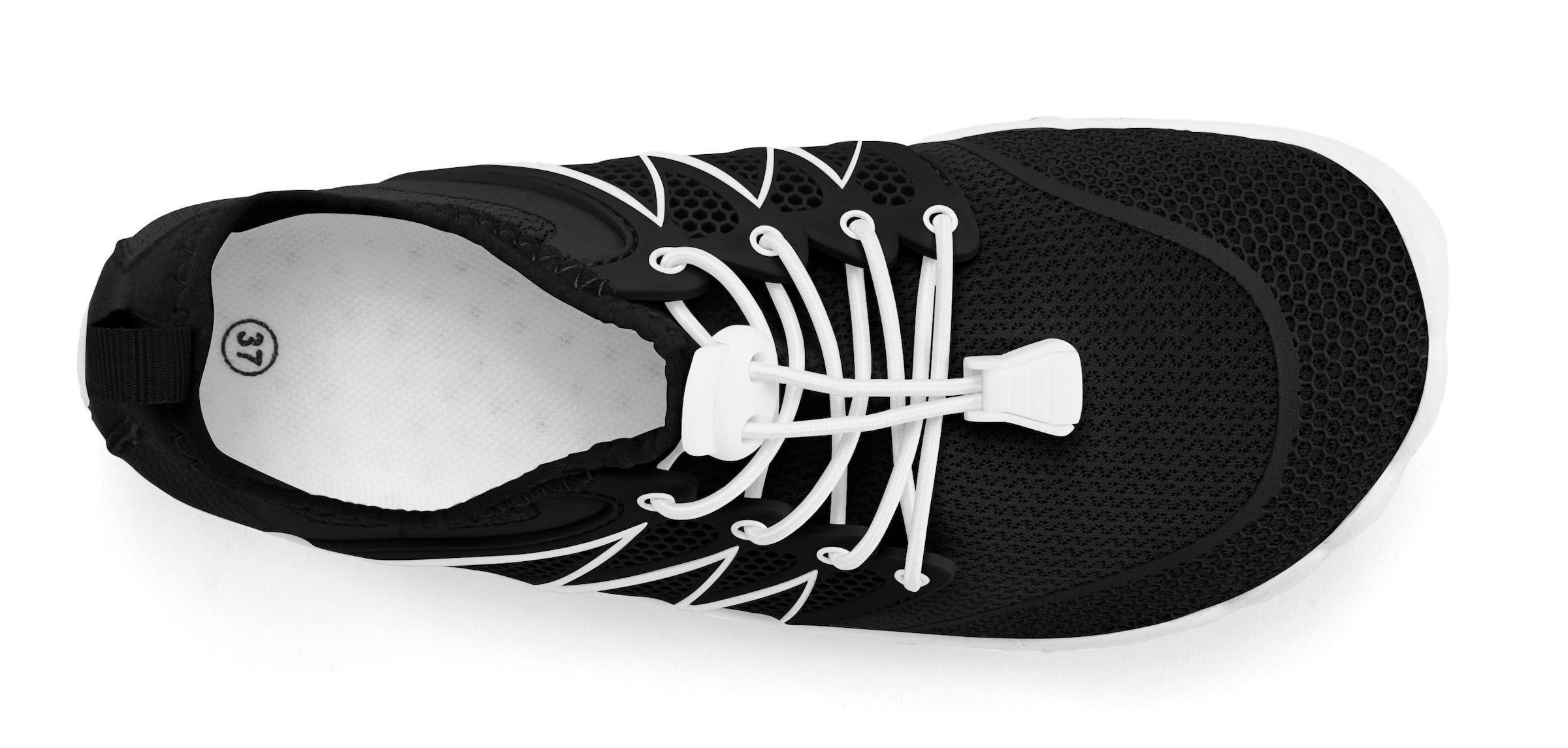 Venice Beach Badeschuh »Aquaschuh, Slipper, Wasserschuh«, mit elastischen Bändern für schnelles Reinschlüpfen ultraleicht VEGAN