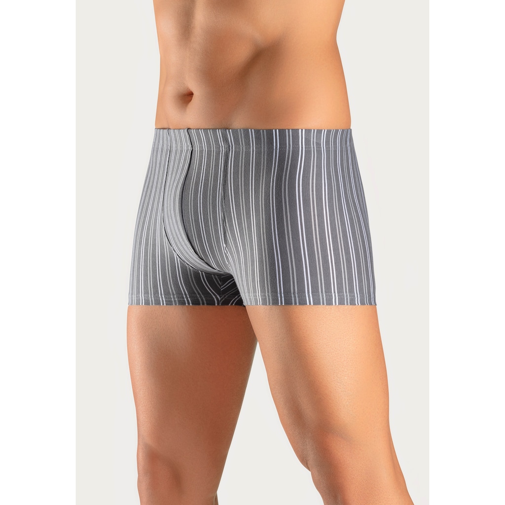 le jogger® Boxer »Boxershorts für Herren«, (Packung, 3 St.), mit garngefärbten Streifen