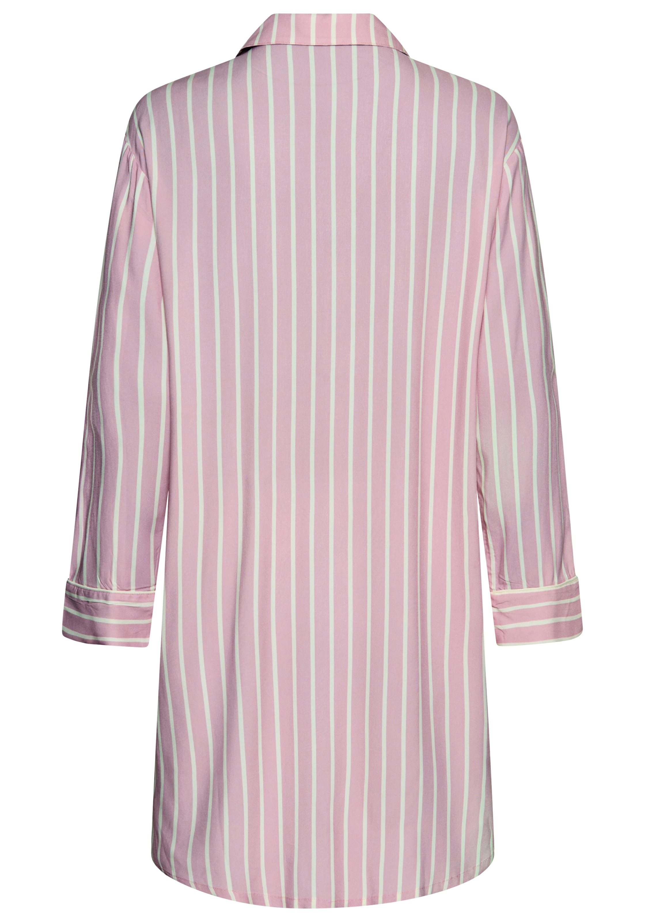 LASCANA Chemise de nuit Poche poitrine en tissu léger en viscose
