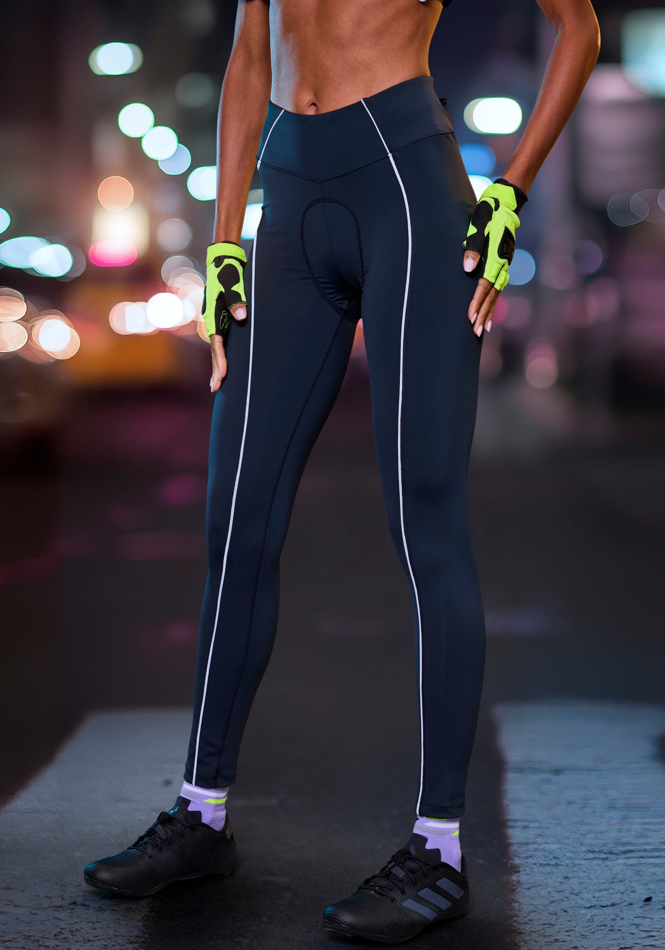 Vivance active Radhose, mit Gesässpolster, Radsport