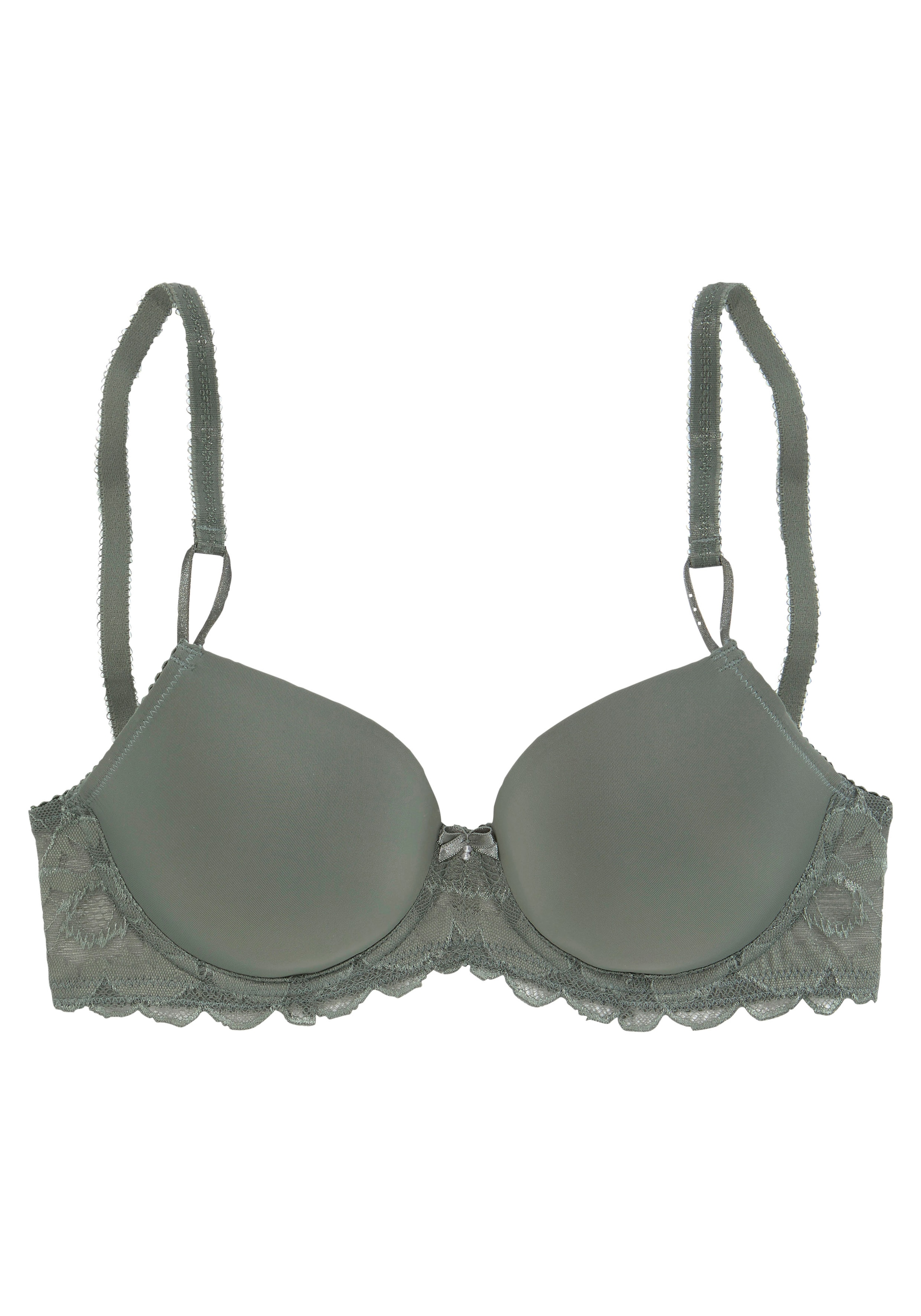 LASCANA Bügel-BH »Mably«, mit floraler Spitze, Dessous