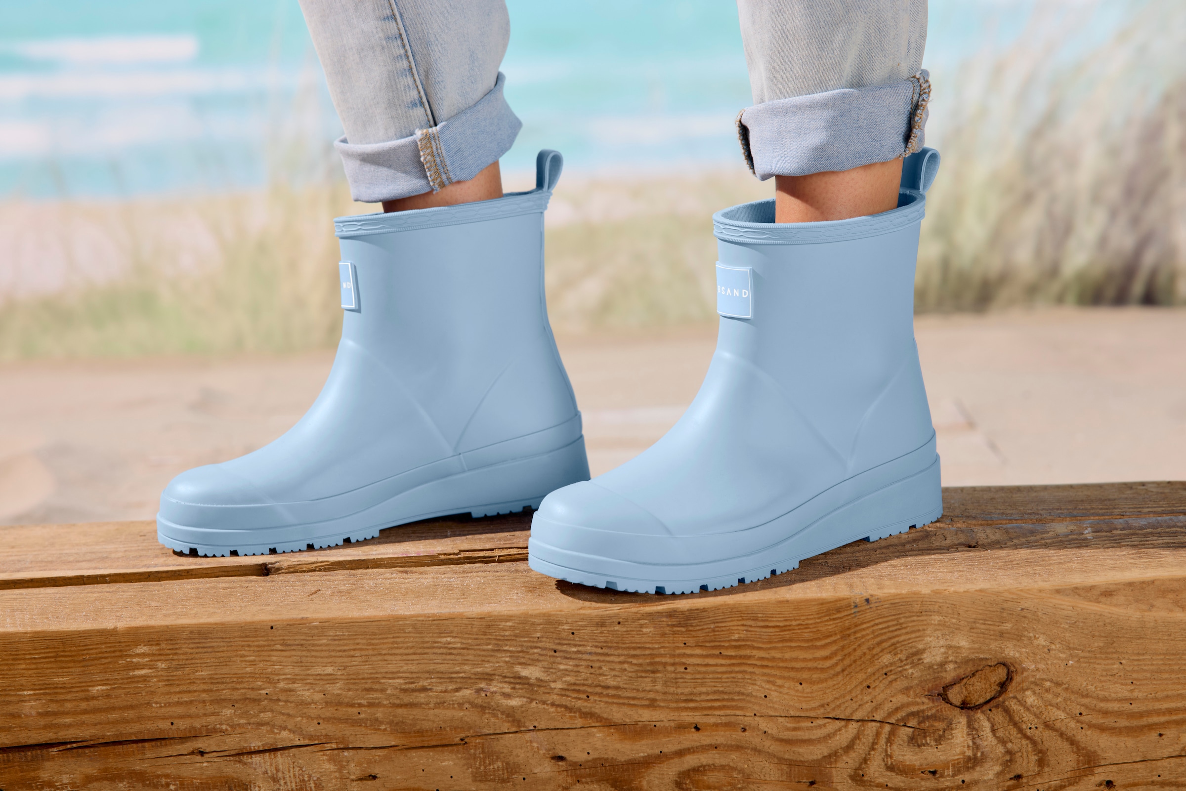 Elbsand Bottes en caoutchouc »Boots,«  aus wasserdichtem Material, Gummistiefel, Schlupfstiefel
