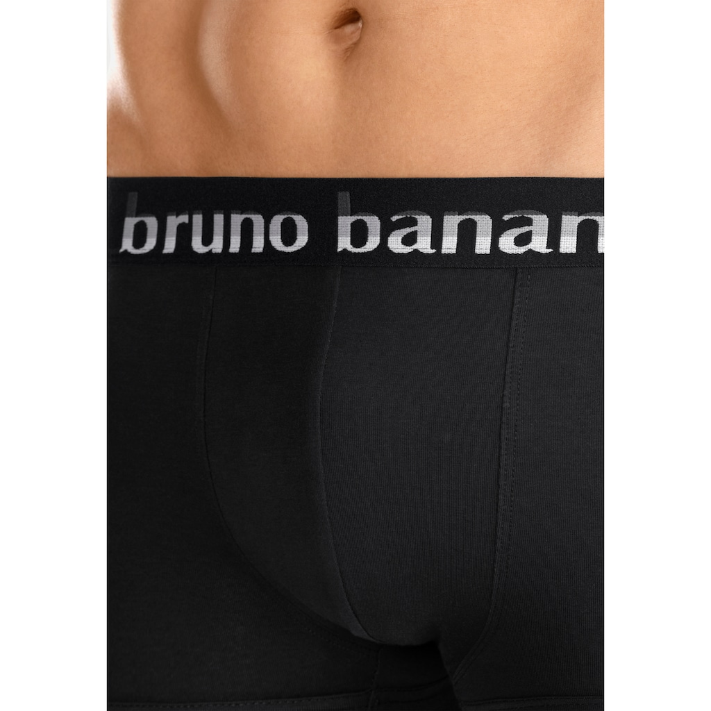 Bruno Banani Boxer »Boxershorts für Herren«, (Packung, 5 St.), mit Streifen Logo Webbund